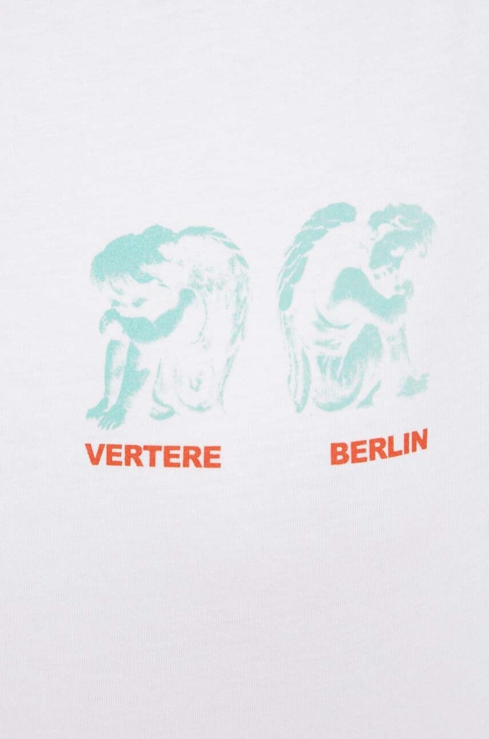 Βαμβακερό μπλουζάκι Vertere Berlin VER.LT41 λευκό