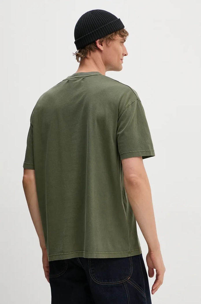 Îmbrăcăminte Samsoe Samsoe Tricou din bumbac M22300090 verde