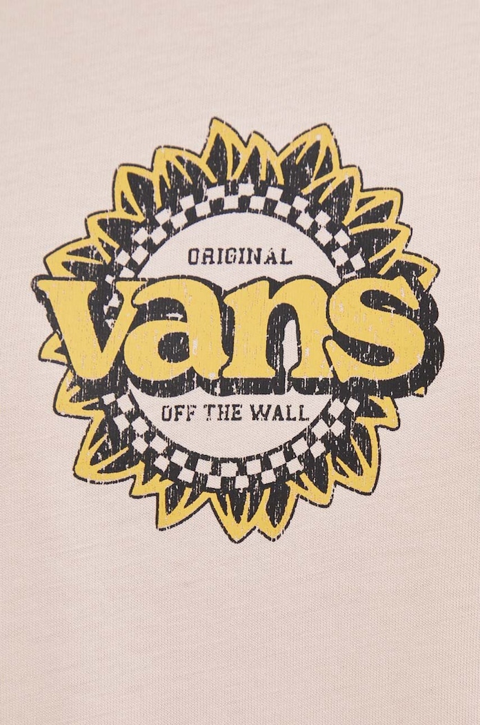 Vans tricou din bumbac VN000ACYBQL1 roz