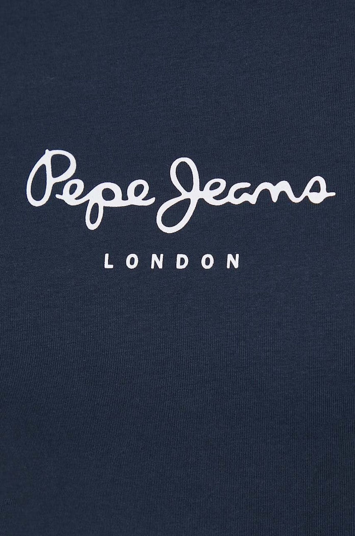 Pamučna majica Pepe Jeans Wendys PL505710.594 mornarsko plava