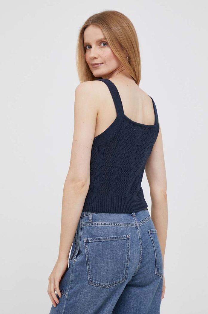 Дрехи Топ с вълна Pepe Jeans Emalynn PL702067.594 тъмносин