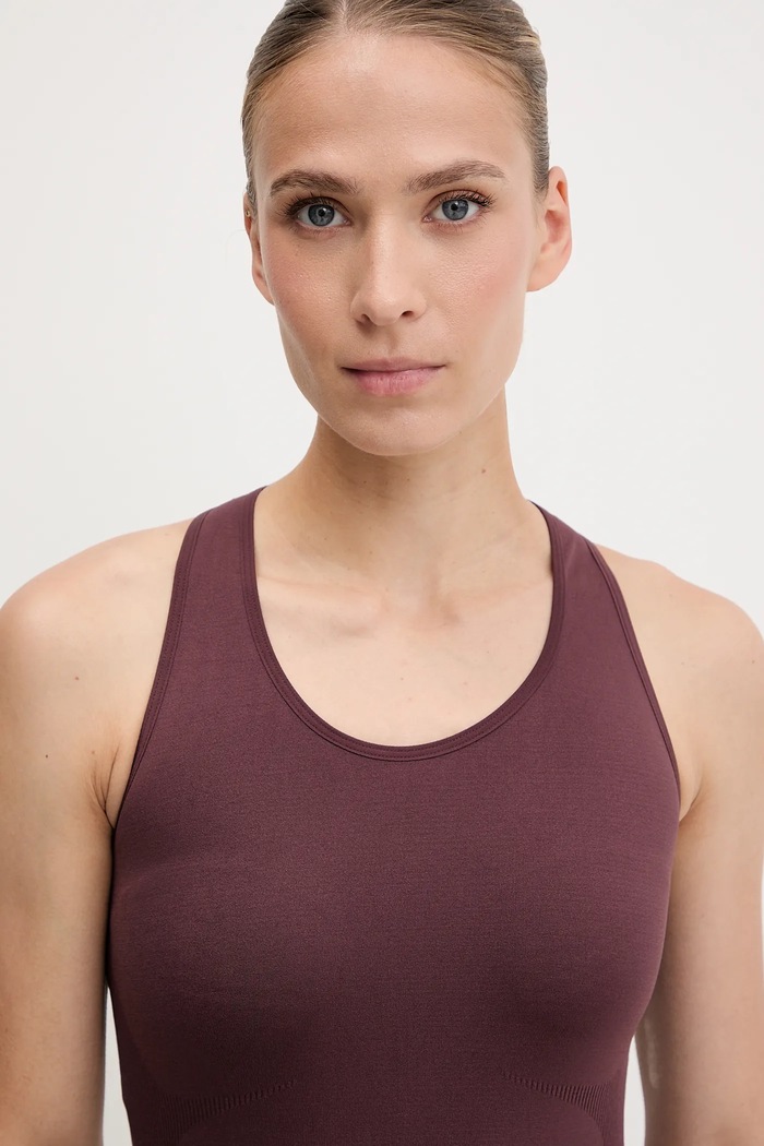 Tréningový top Hummel Seamless burgundské 210491