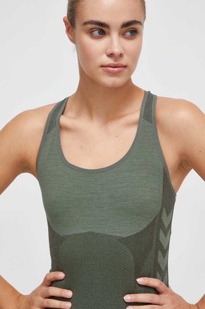 Hummel top de antrenament Clea verde 210509