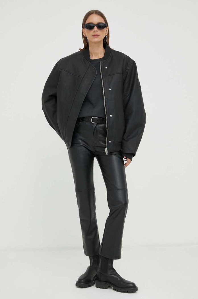 Βαμβακερό μπλουζάκι American VintageT-SHIRT DROIT MC COL ROND γκρί FIZ02AH23