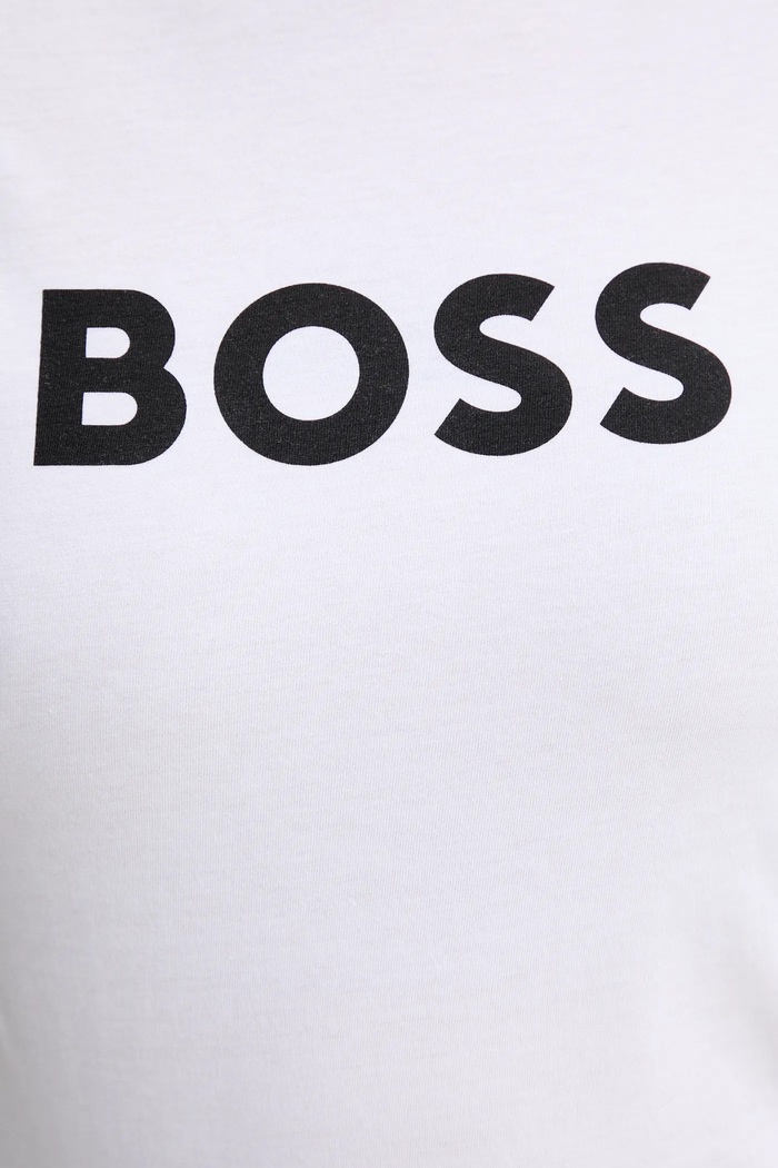BOSS Orange pamut póló BOSS ORANGE 50501139 fehér