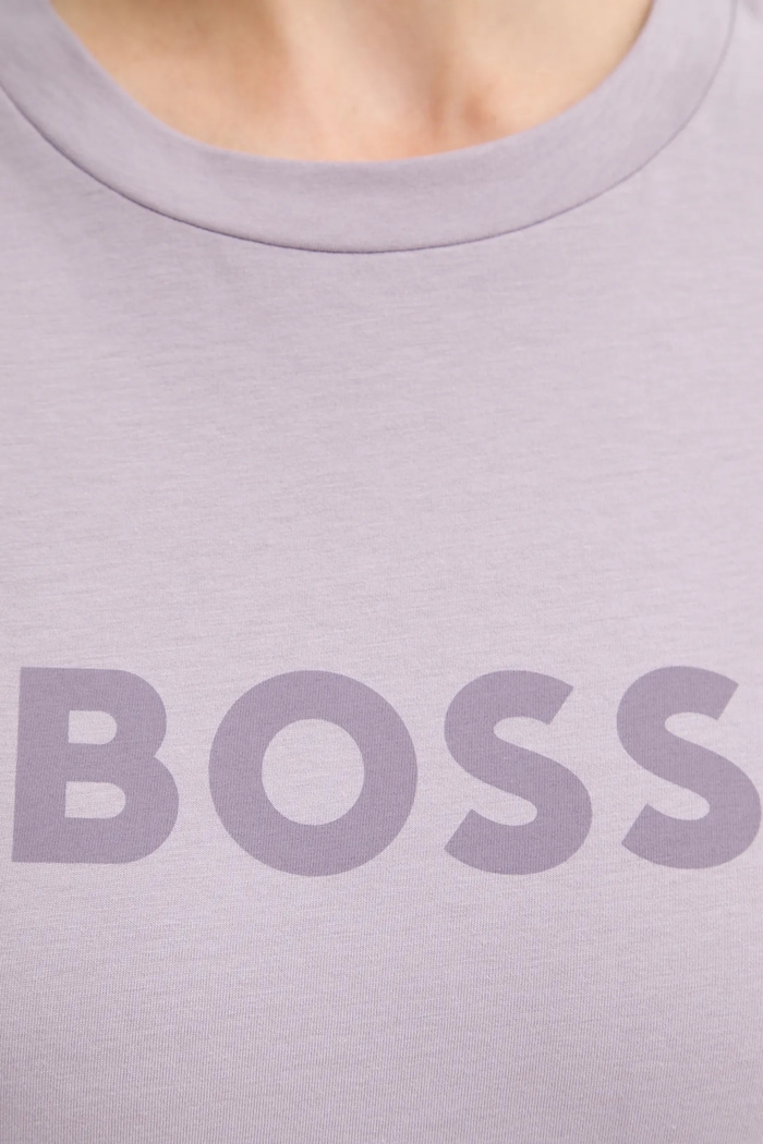 BOSS Orange pamut póló BOSS ORANGE 50501139 lila