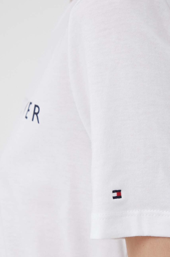 Tommy Hilfiger T-shirt damski bawełniany WW0WW40276 biały