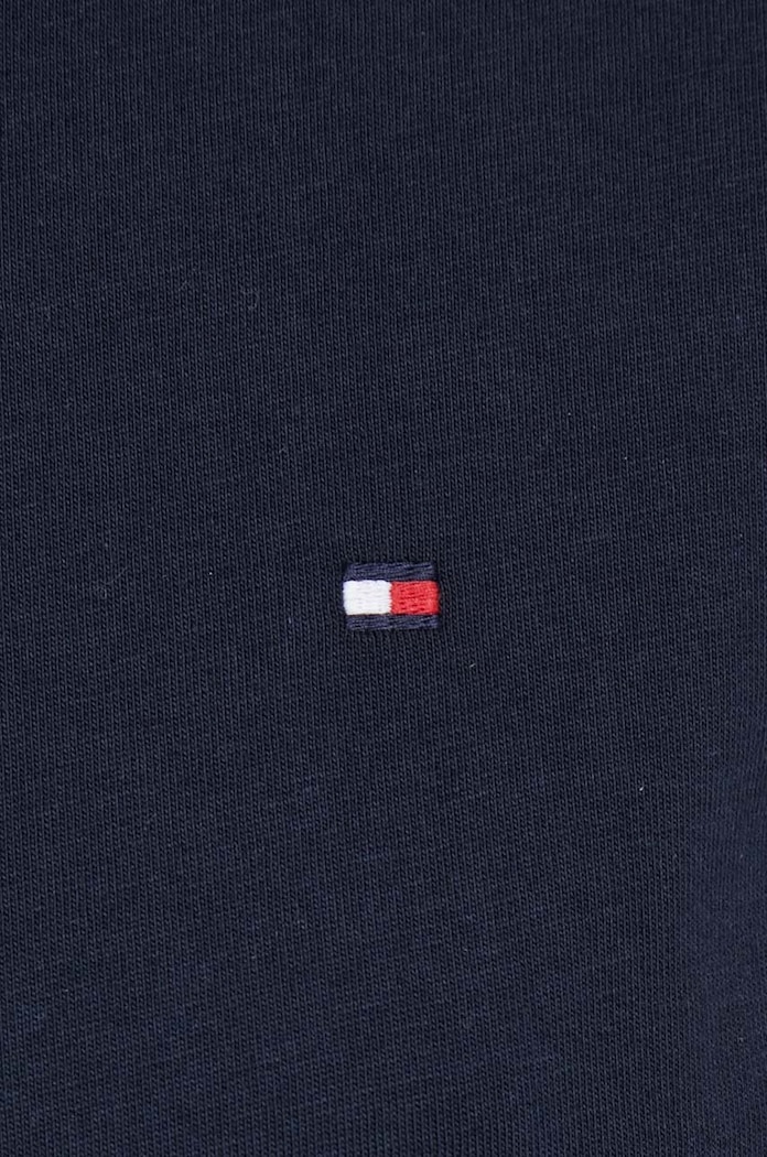 Bavlnené tričko Tommy Hilfiger WW0WW39848 tmavomodrá