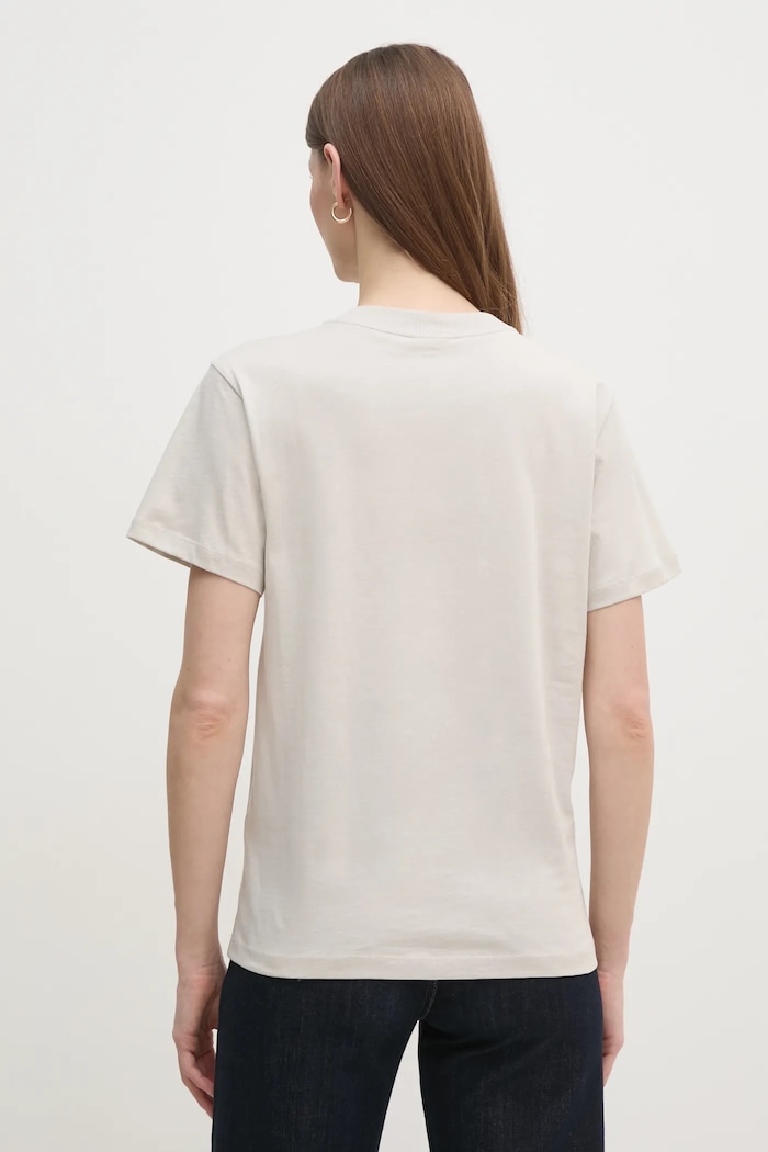 Oblečení Bavlněné tričko Calvin Klein K20K205448 béžová