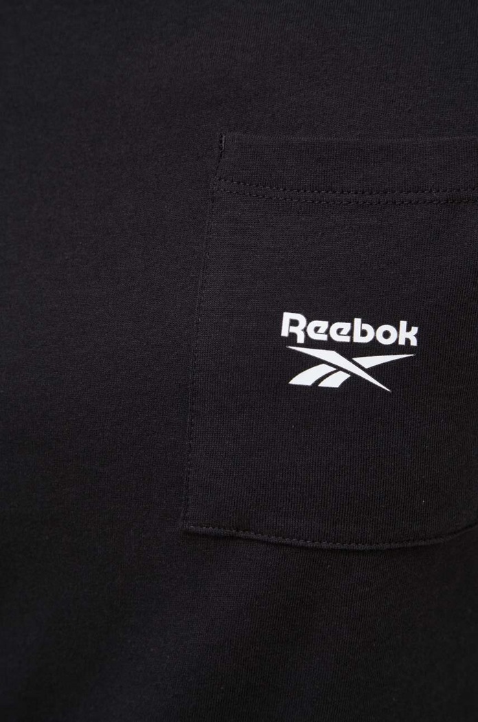 Bavlnené tričko Reebok IDENTITY 100031101 čierna