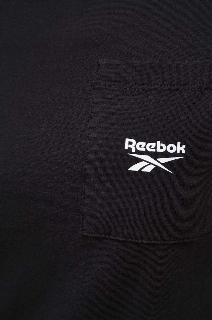 Bavlnené tričko Reebok IDENTITY 100031101 čierna