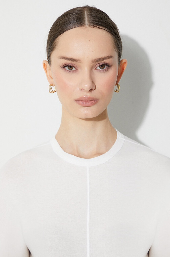 Y-3 t-shirt bawełniany HY1403 biały