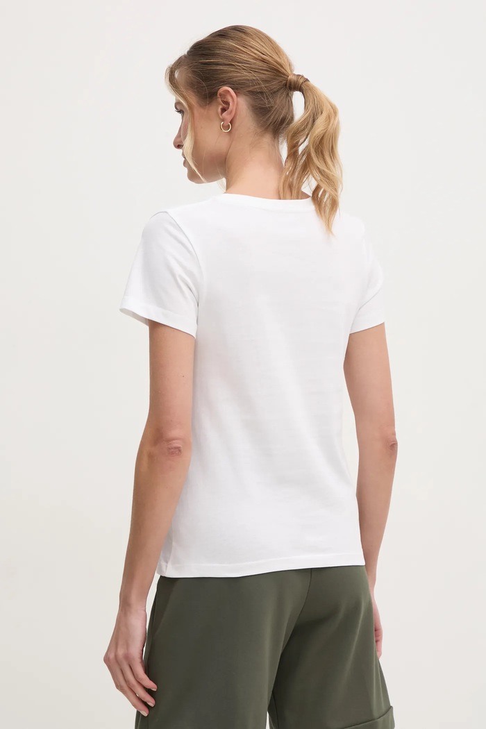 Памучна тениска Calvin Klein Jeans (2 броя) жълт J20J219734