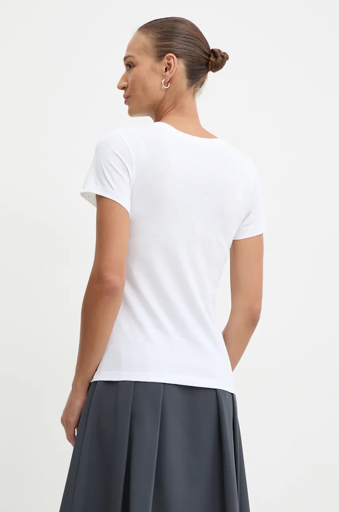 Bavlnené tričko Calvin Klein Jeans 2-pak ružová J20J219734