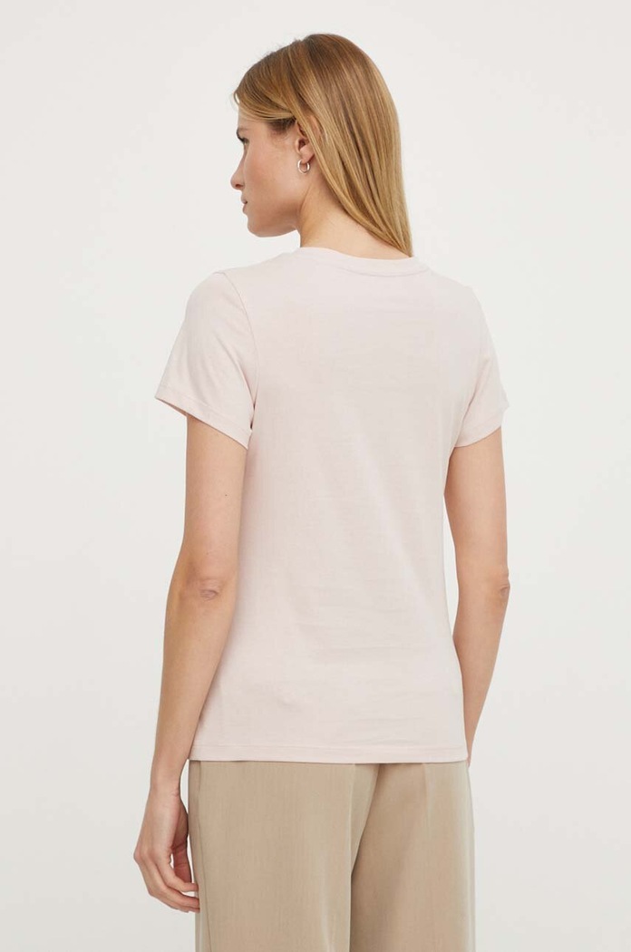 Ρούχα Βαμβακερό μπλουζάκι Calvin Klein Jeans 2-pack J20J219734 ροζ