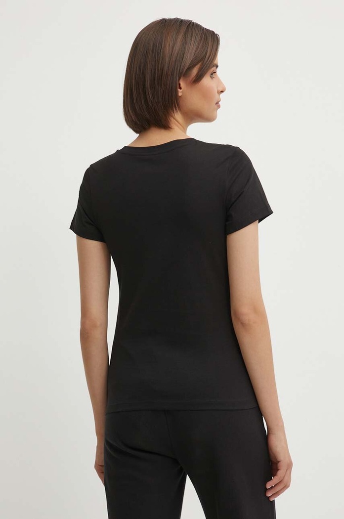 Памучна тениска Calvin Klein Jeans (2 броя) J20J219734 черен