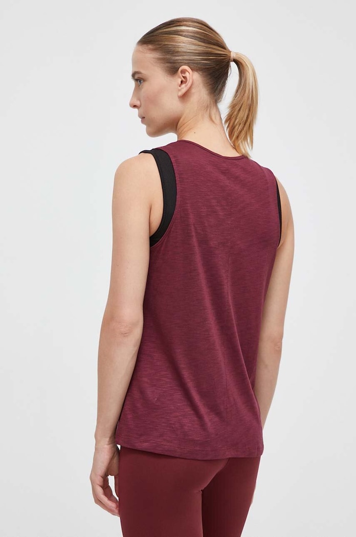 Oblečení Tréninkový top Casall Soft Texture 23102 burgundské