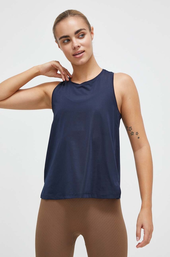 Casall top treningowy Breeze z elastanem granatowy 23221
