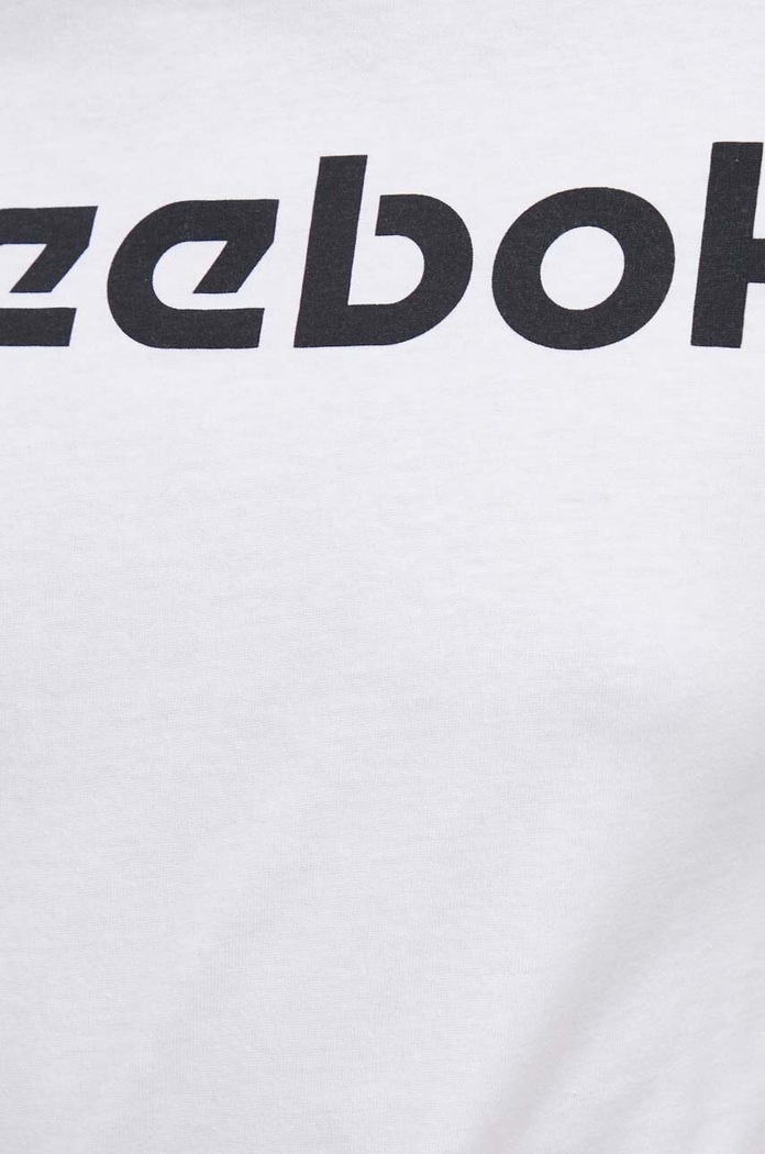 Bavlnené tričko Reebok biela 100073077