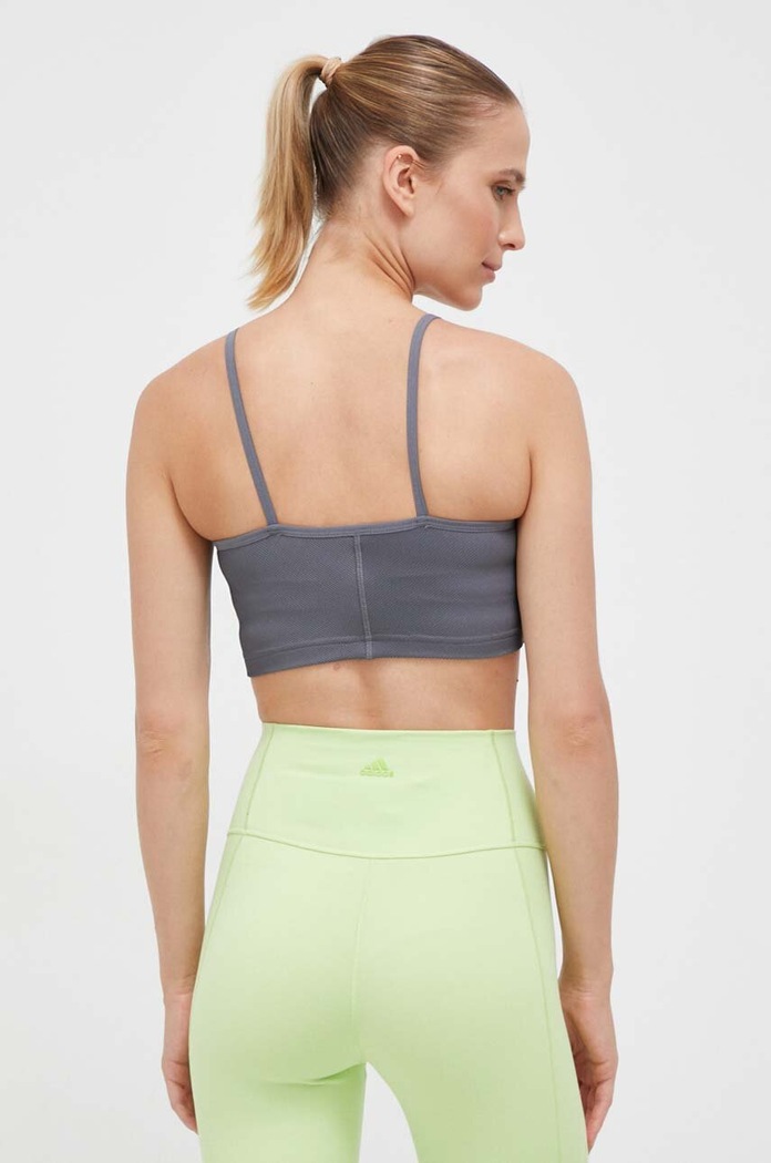 Oblečenie Top na jogu Reebok 100037447 sivá