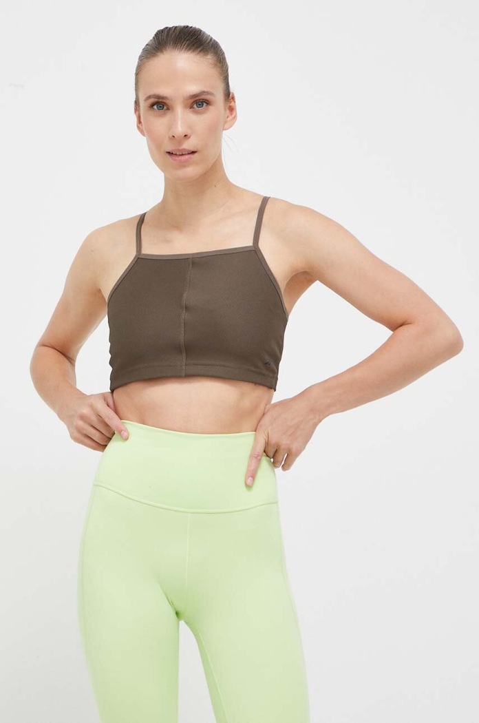 Reebok top do jogi brązowy 100037450