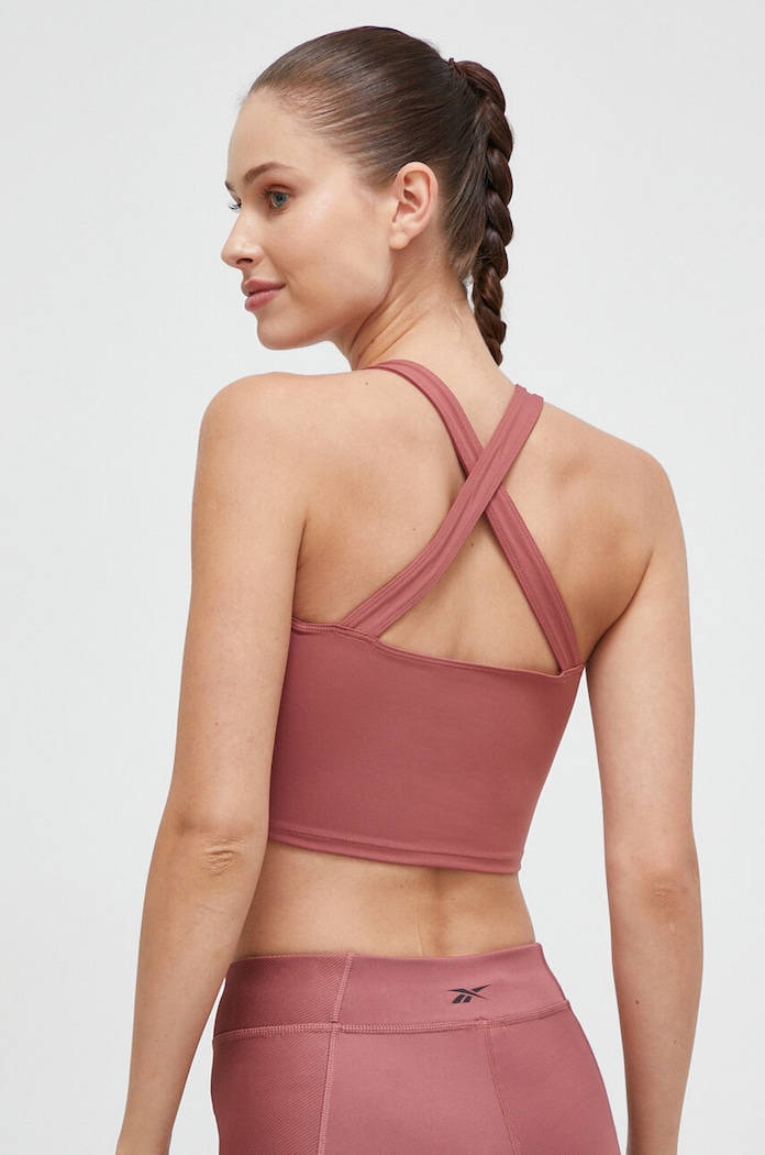 Îmbrăcăminte Reebok Top de yoga 100037480 roz