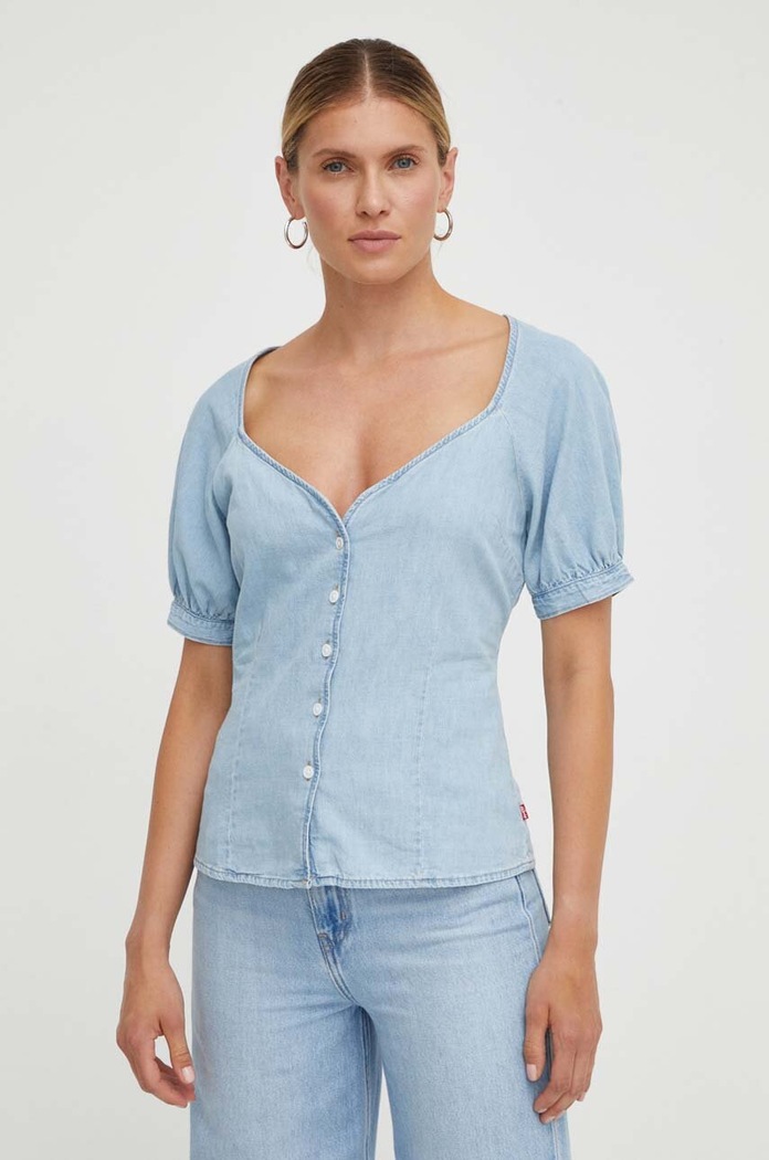 Τζιν πουκάμισο Levi's μπλε A5947.0002