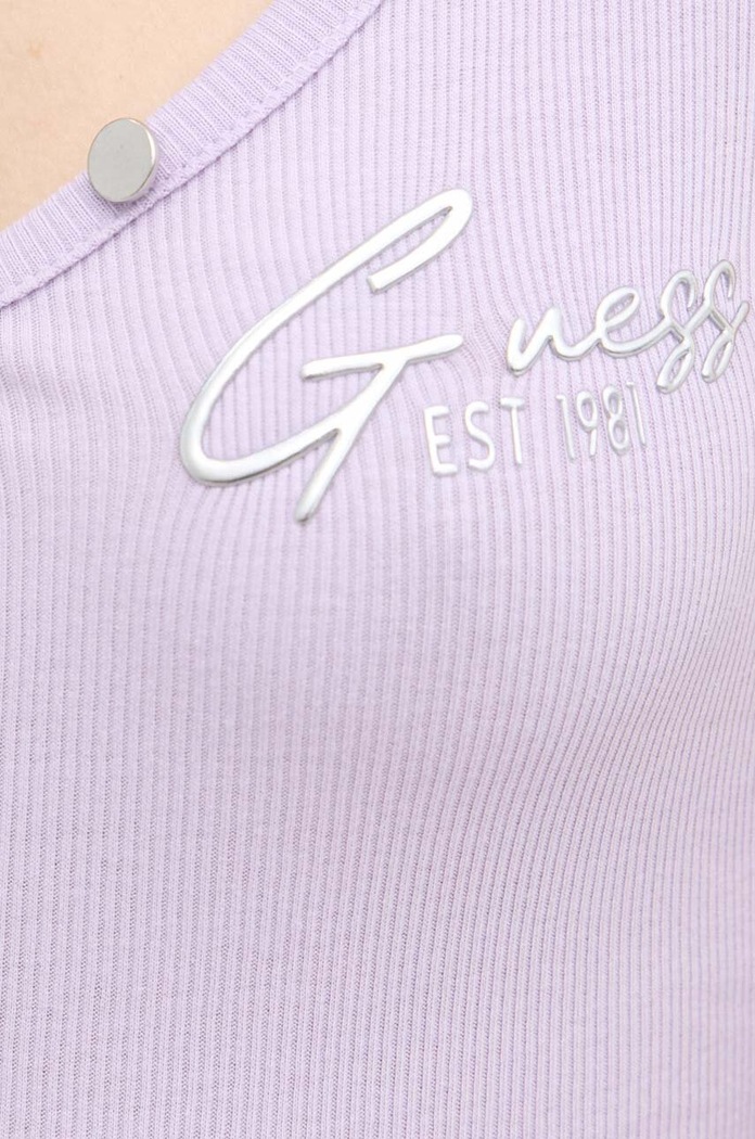 Μπλουζάκι Guess W4RP47.K1814 μωβ