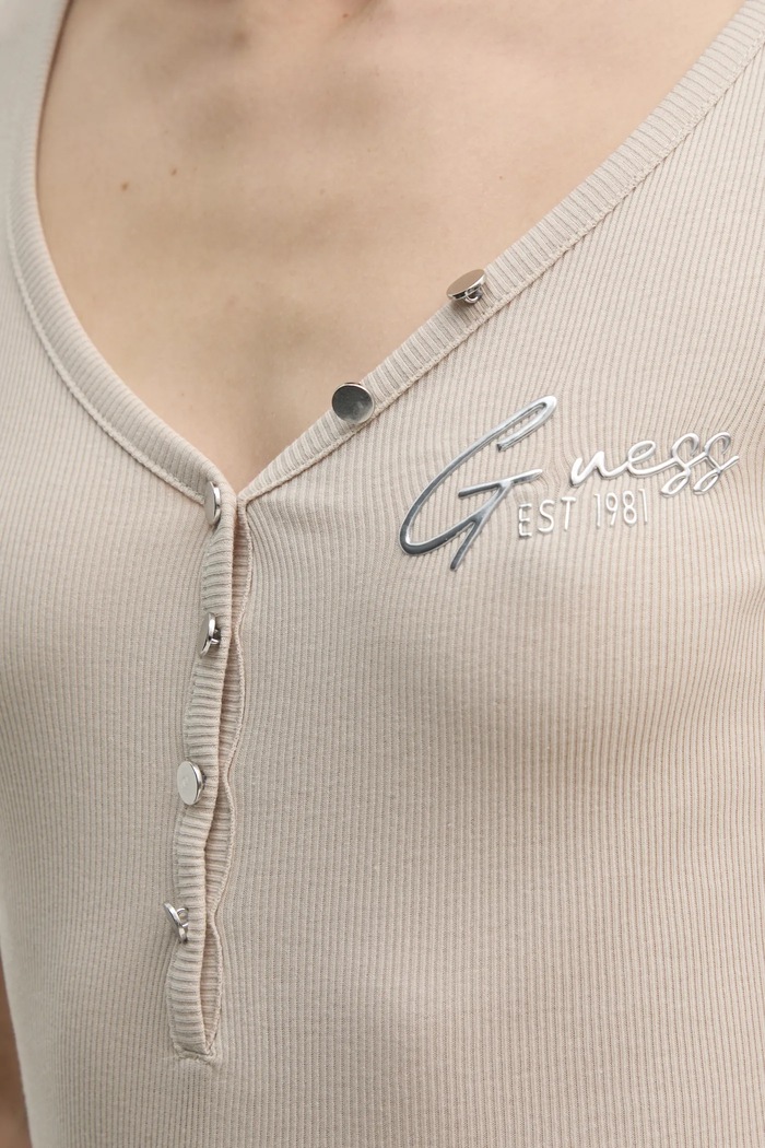 Tričko Guess W4RP47.K1814 béžová