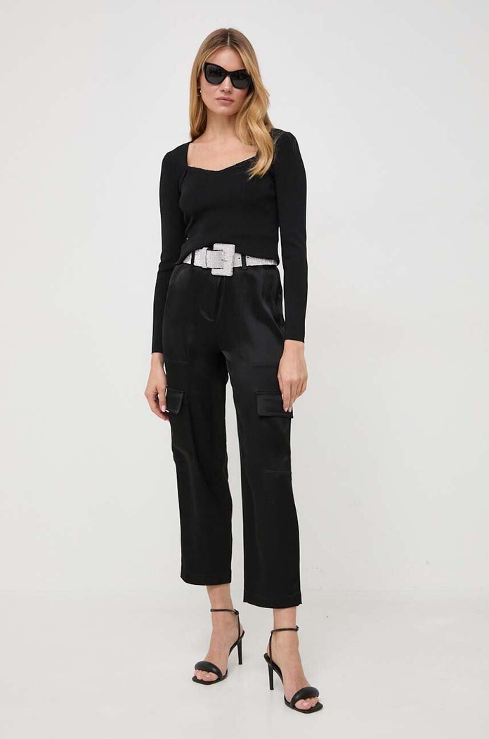MICHAEL Michael Kors longsleeve MH360PY5ZV czarny AW23