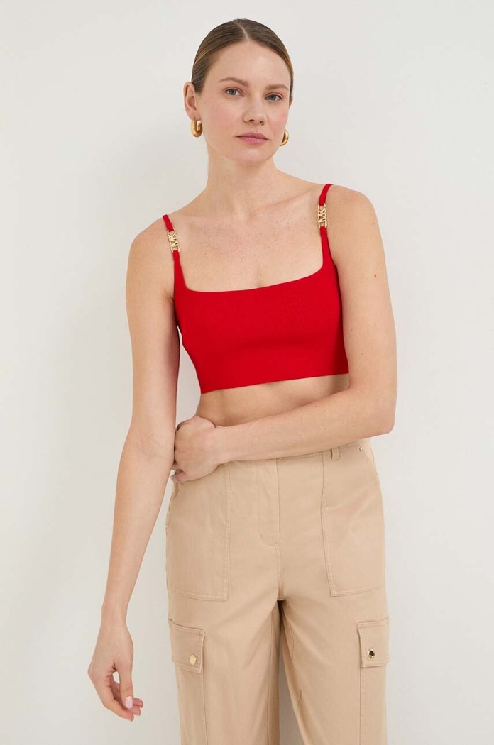 Top MICHAEL Michael Kors červená MR460RK33D