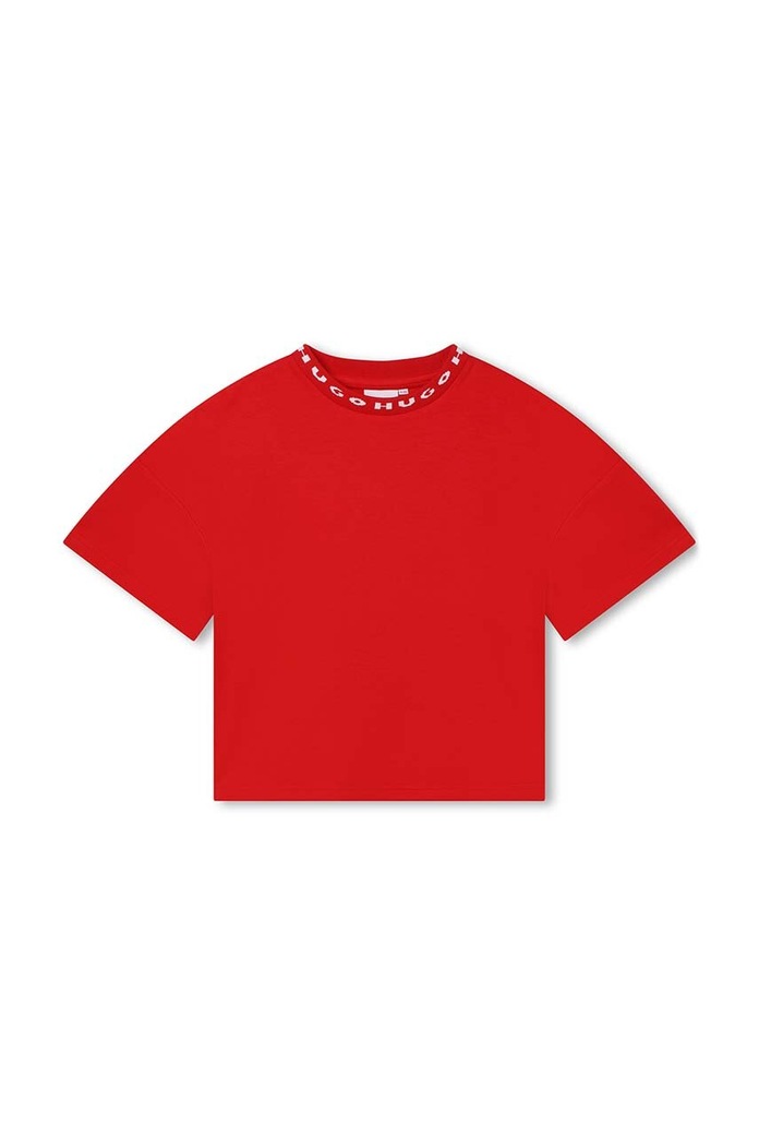 HUGO t-shirt dziecięcy G15122.102.108 beżowy AW23
