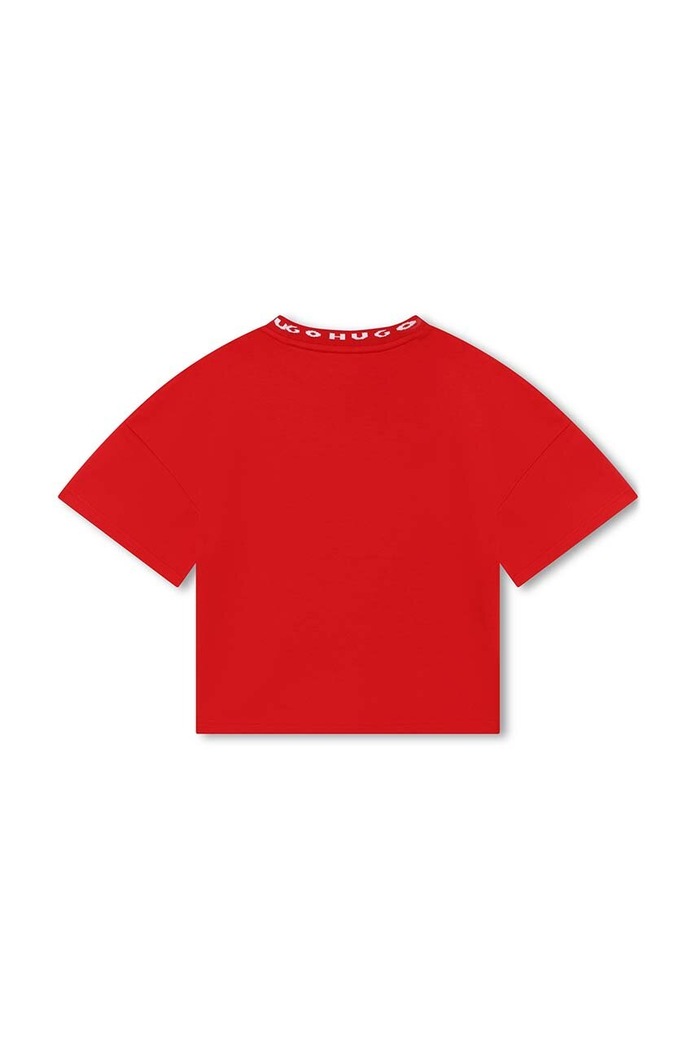 Dziewczynka HUGO t-shirt dziecięcy G15122.102.108 beżowy
