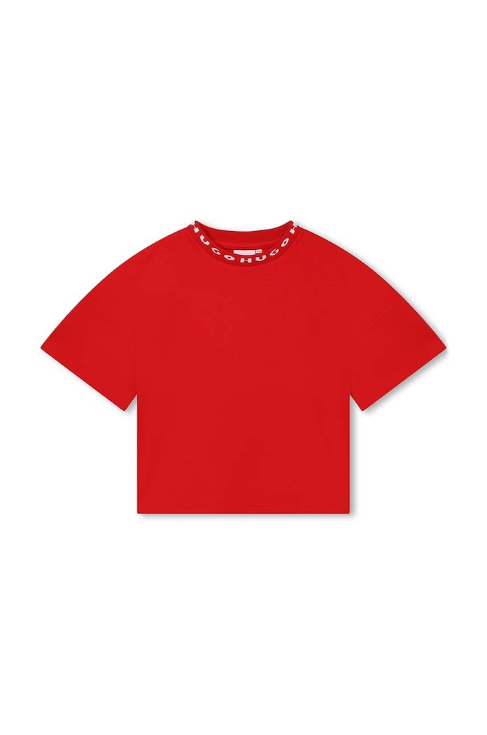 HUGO t-shirt dziecięcy G15122.114.150 beżowy AW23