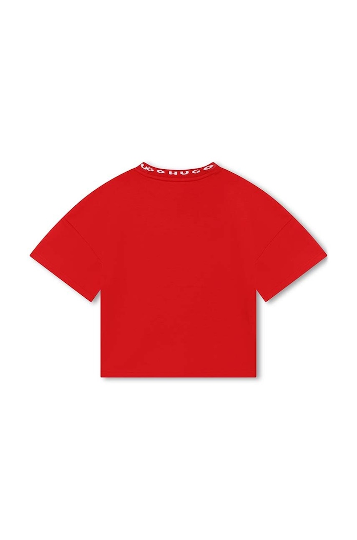 Dziewczynka HUGO t-shirt dziecięcy G15122.114.150 beżowy