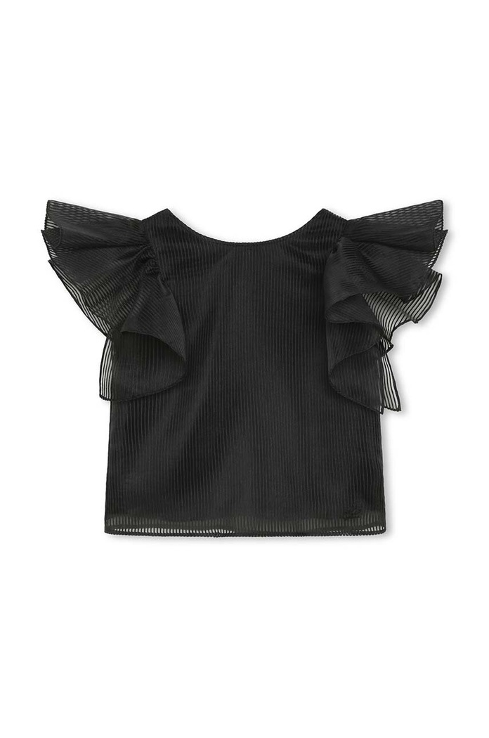 Karl Lagerfeld gyerek póló sima fekete Z30174.102.108