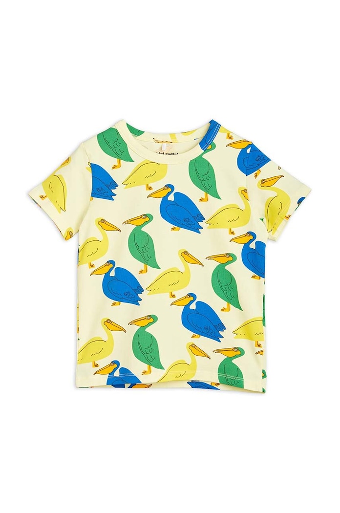 Mini Rodini tricou copii cu modele galben 2362010223