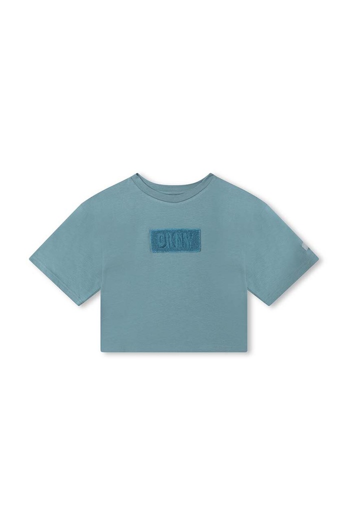 Dkny gyerek póló elasztánnal türkiz D35T02.114.150