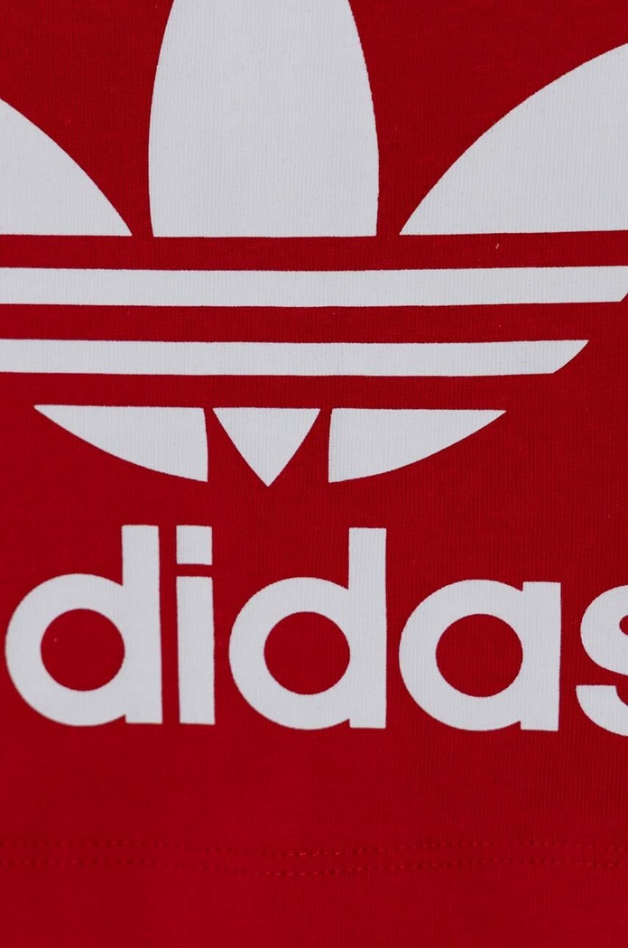 Αγορίστικα Μωρό βαμβακερό μπλουζάκι adidas Originals IC6110 κόκκινο