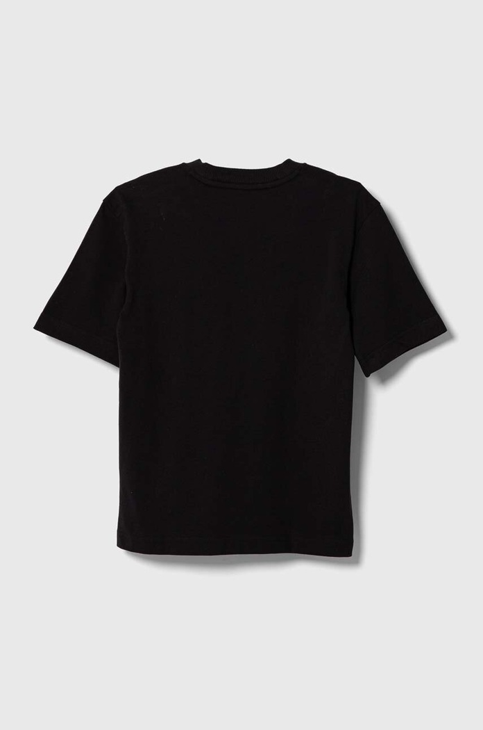 Chłopiec adidas t-shirt bawełniany dziecięcy IL6144 czarny