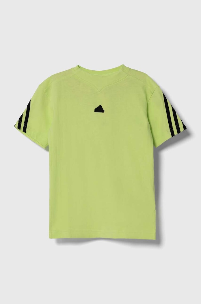 adidas gyerek pamut póló IM0069 zöld AW23