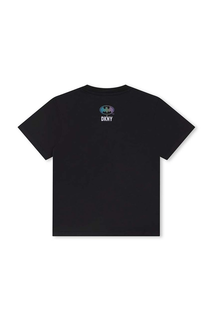 CHLAPEC Dětské bavlněné tričko Dkny D55009.114.150 černá