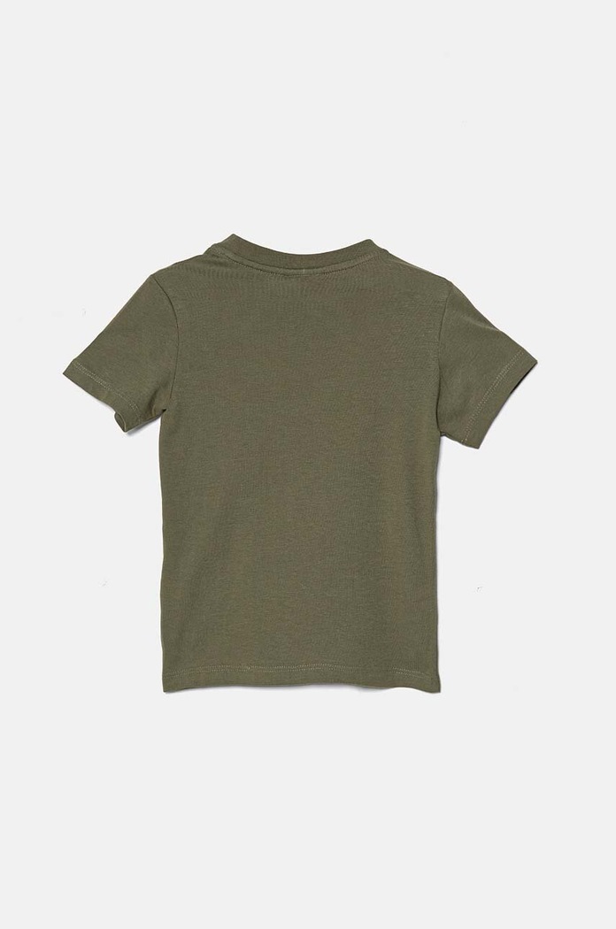 Lacoste t-shirt bawełniany dziecięcy TJ1122 zielony AW25