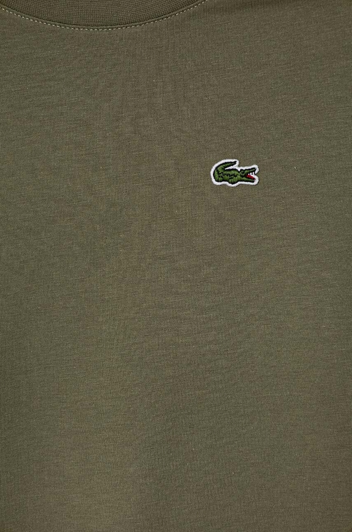 Chłopiec Lacoste t-shirt bawełniany dziecięcy TJ1122 zielony