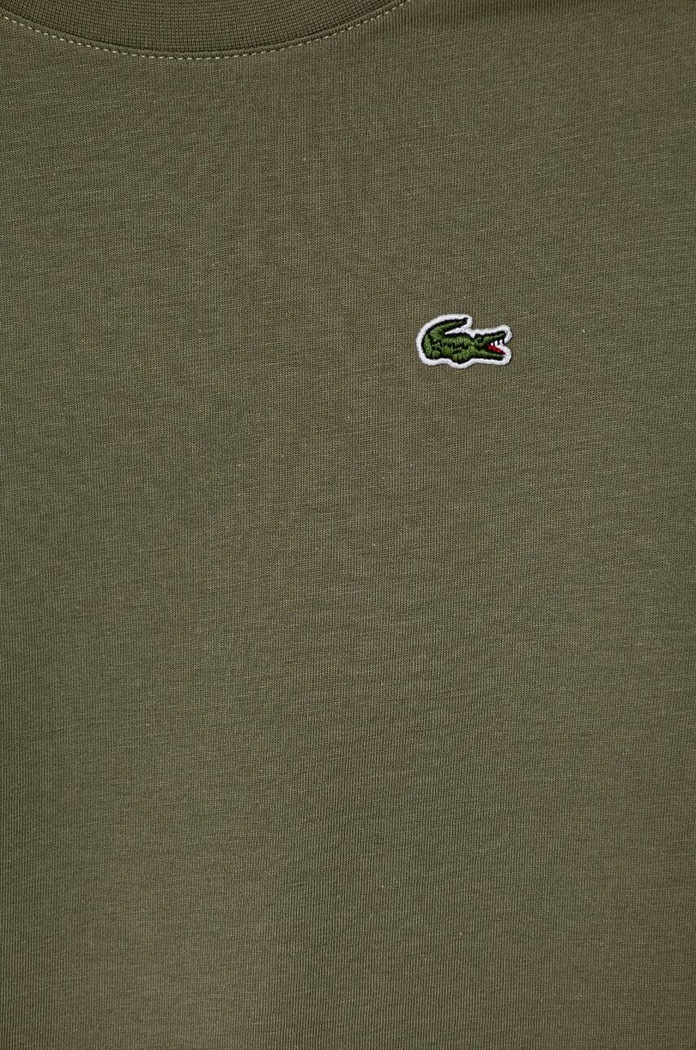 Chłopiec Lacoste t-shirt bawełniany dziecięcy TJ1122 zielony