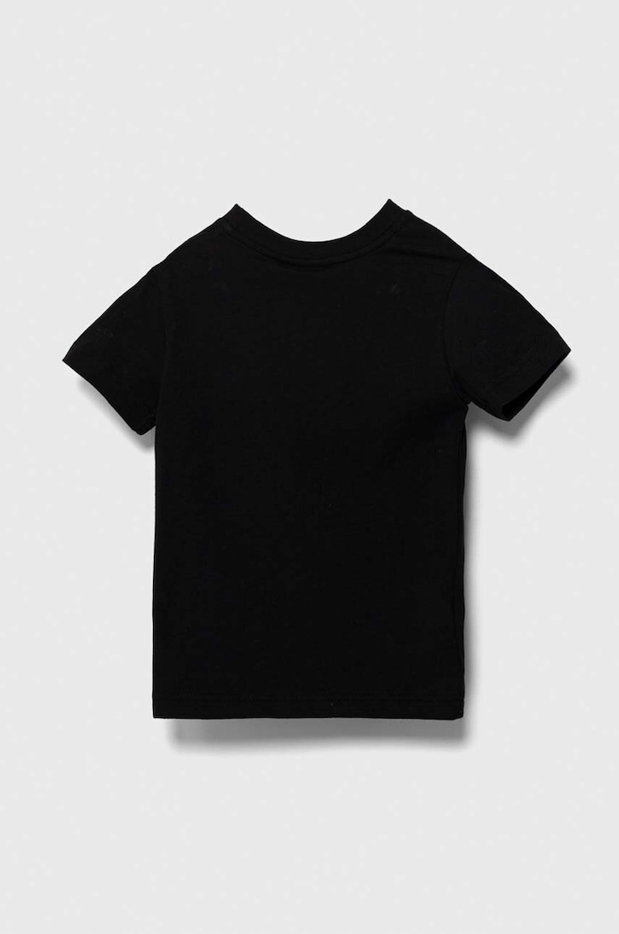 Lacoste t-shirt bawełniany dziecięcy TJ1122 czarny AW25