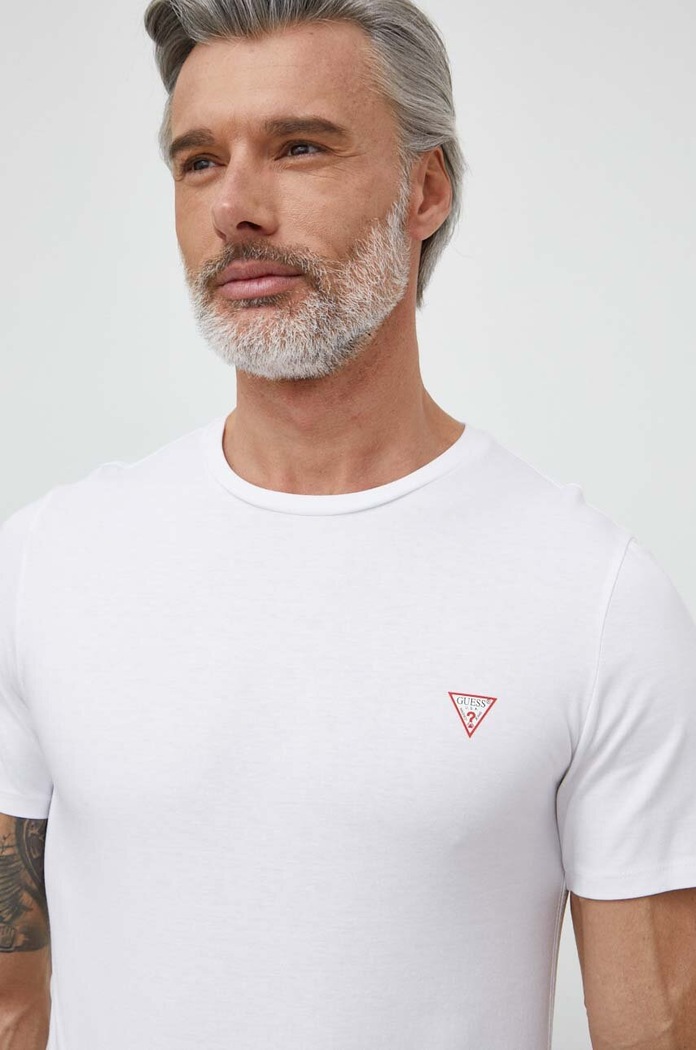 Odzież Guess t-shirt bawełniany M2YI36.I3Z14 biały