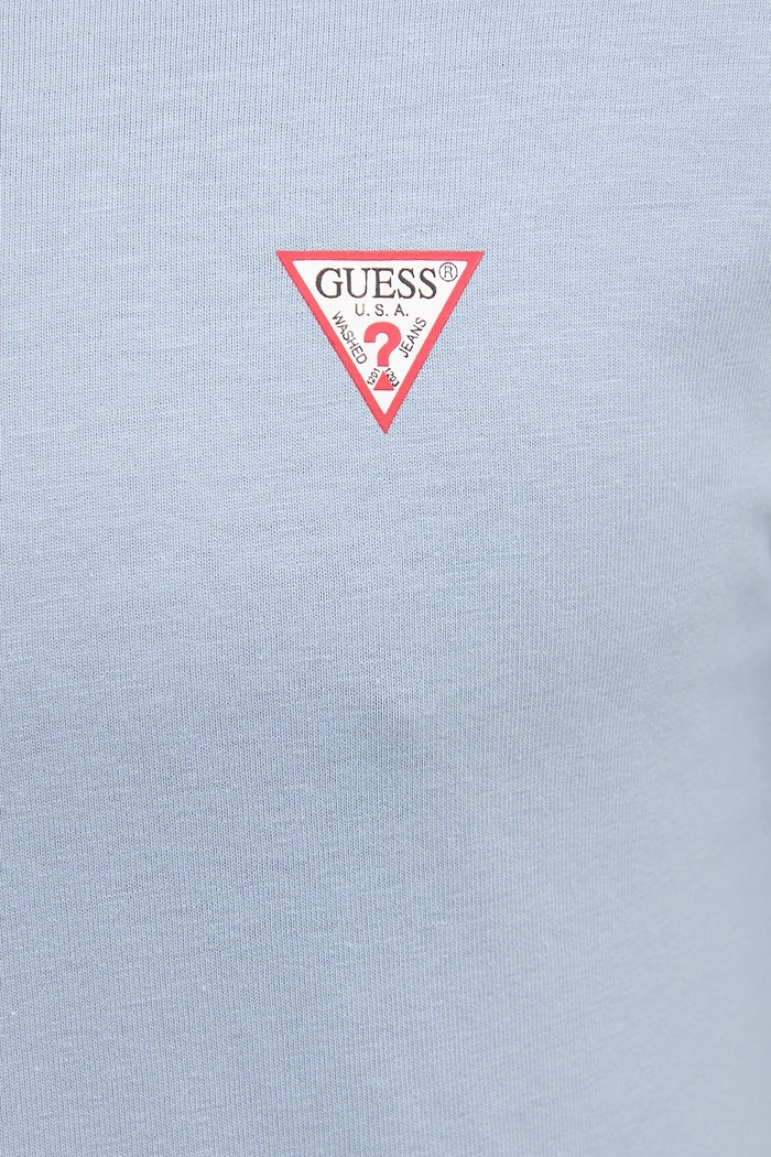 Bavlněné tričko Guess M2YI36.I3Z14 modrá