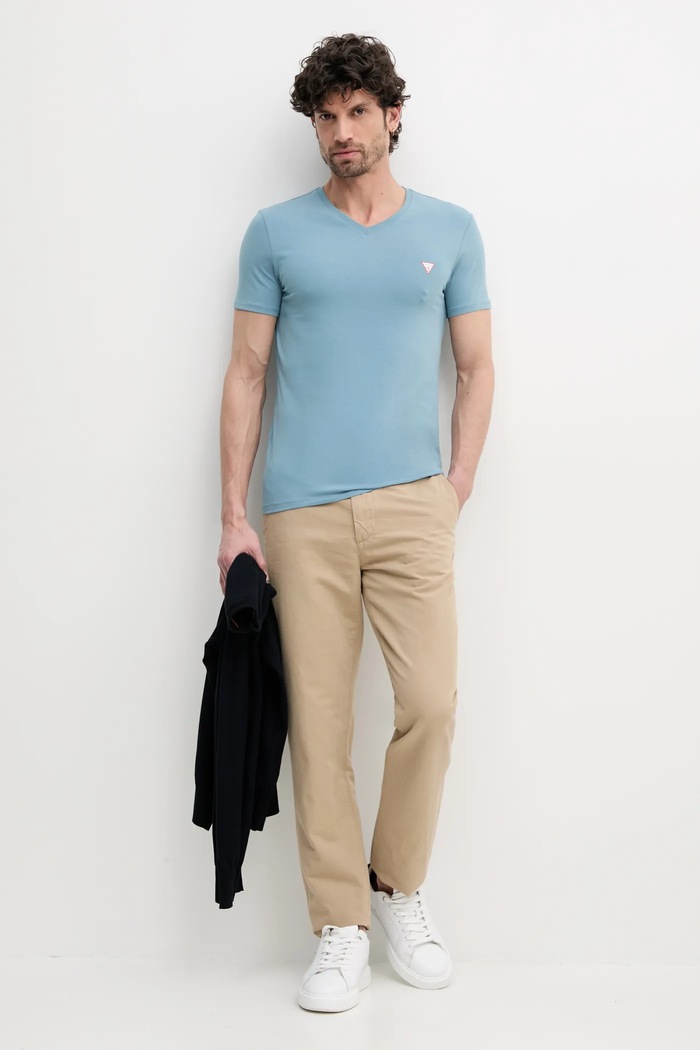 Guess t-shirt M2YI32.J1314 niebieski SS26