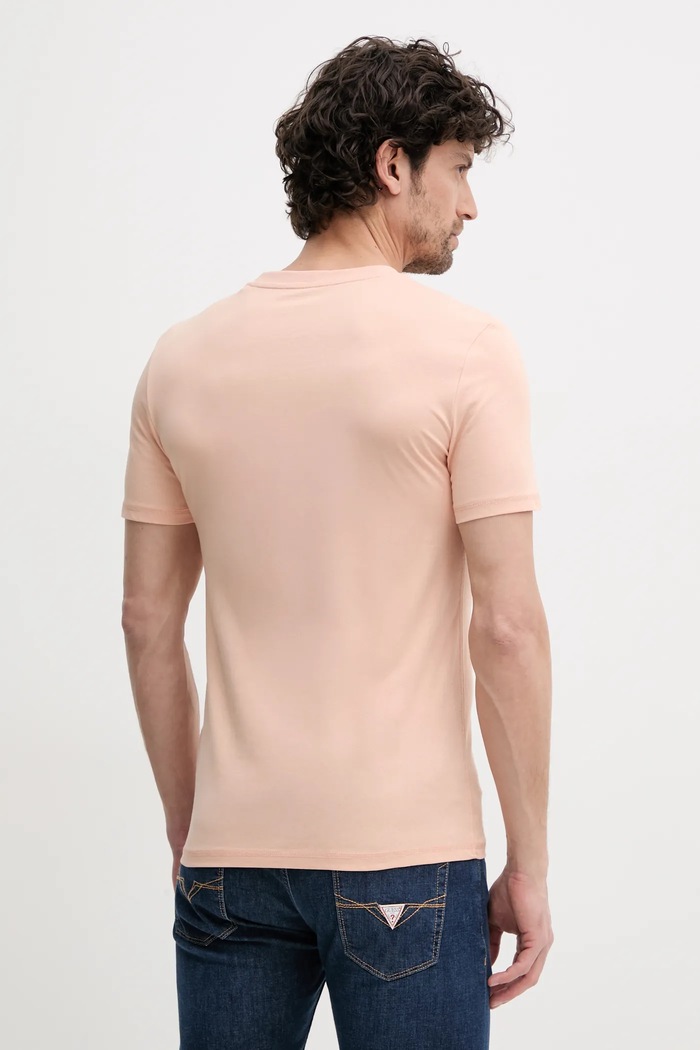 Guess tričko pánské bavlněné AIDY M2YI72.I3Z14 oranžová SS26
